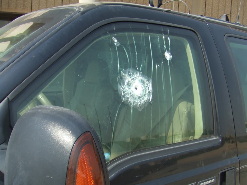 Bullet proof glass is a little extreme in most places - but don't hesitate to consider safety for the journey.